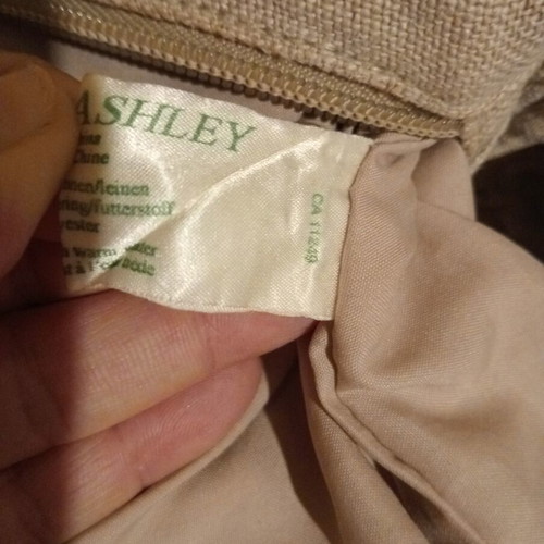 Laura Ashley vintage tote bag 100% linen, new