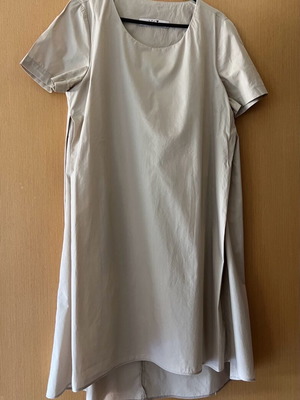 Women's beige dress used, cotton, size small, MYT