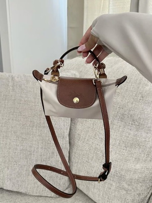 Longchamp Mini Μπεζ Χιαστί Τσάντα Καινούργια
