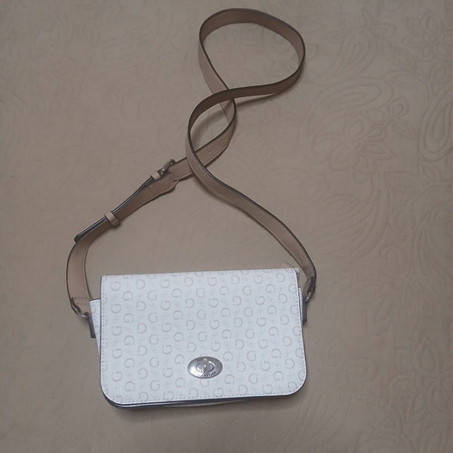 Guess shoulder bag, beige, A.L.E.