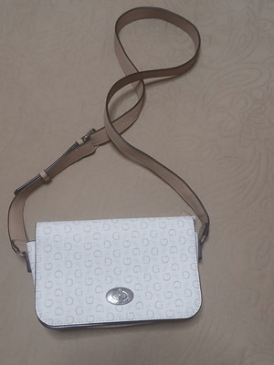 Guess shoulder bag, beige, A.L.E.
