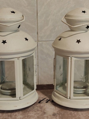 Rotera tealight lanterns like new from IKEA, set of 2