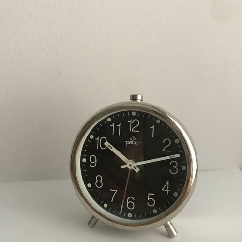 Vintage Peter mechanical alarm clock like new