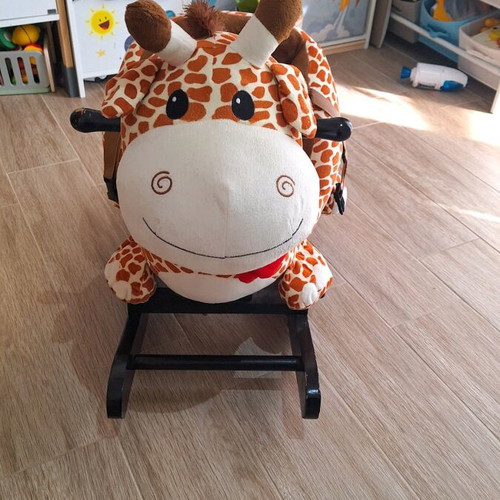 Baby rocking toy with sound like new
