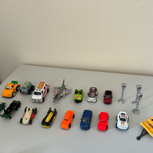Toy cars used very small vintage