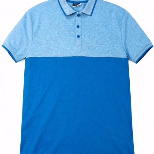 Men's Polo Type T-Shirt Size M Blue New