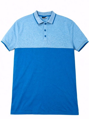 Men's Polo Type T-Shirt Size M Blue New