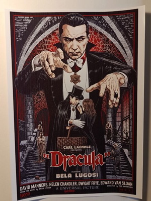Dracula A4 poster
