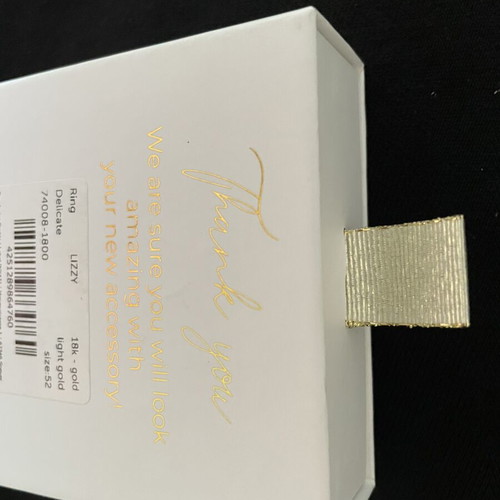 Inyati 25 rings 18k gold new, various sizes and designs