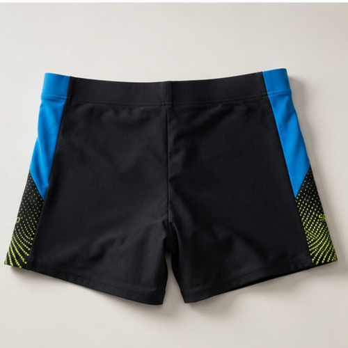 Speedo boxer swimsuit size 14 years black like new