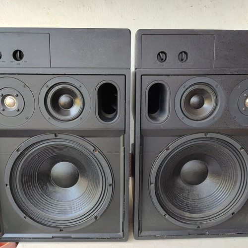 JBL Control 10 3-Way Studio Monitor Speakers used, mirror-imaged pair