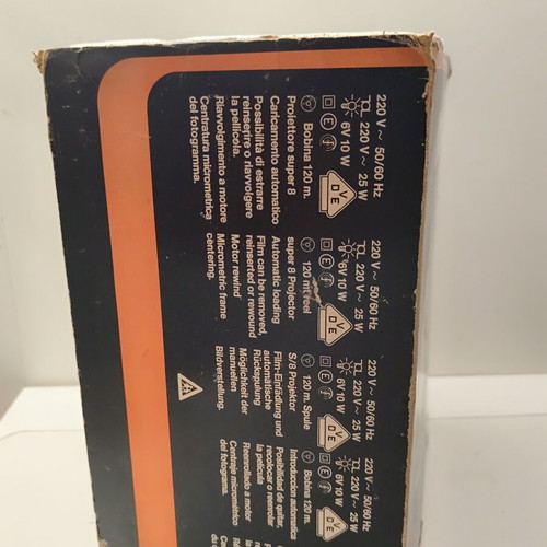 Rollybral Super 8 vintage film projector, made in Italy