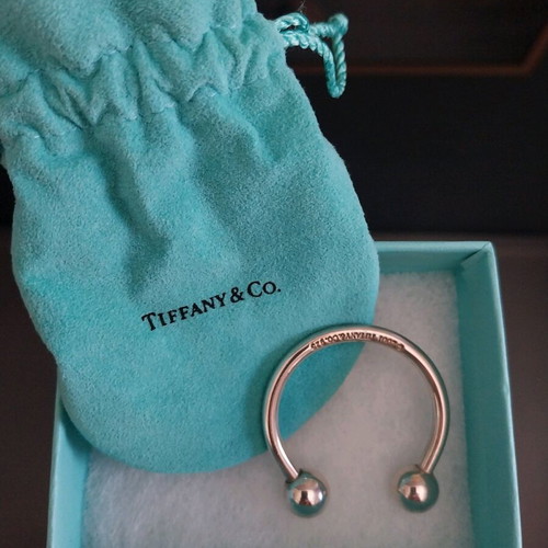 Tiffany & Co 925 Sterling Silver Keychain new with inscription