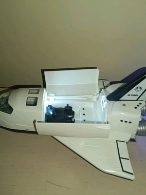 Playmobil Space+ figure used with LED lighting