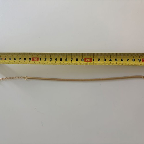 Anklet 30cm like new, gold color