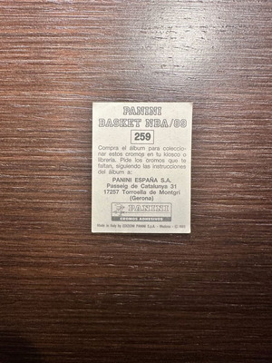 Αυτοκόλλητο Panini Basket NBA 1989 Lenny Wilkens προπονητής μεταχειρισμένο, Cleveland Cavaliers HOF