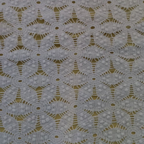 Single knitted summer blanket white handmade new