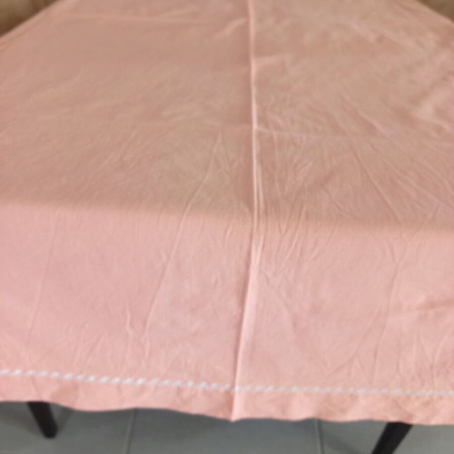 Set of 2 orange tablecloths like new, large size 215x187 cm