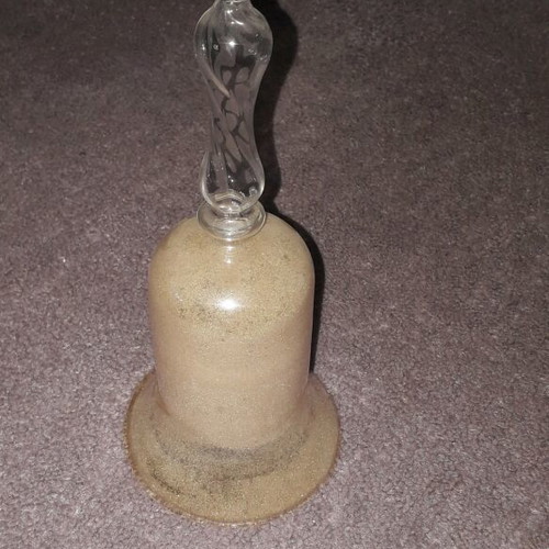 Decorative glass bell like new
