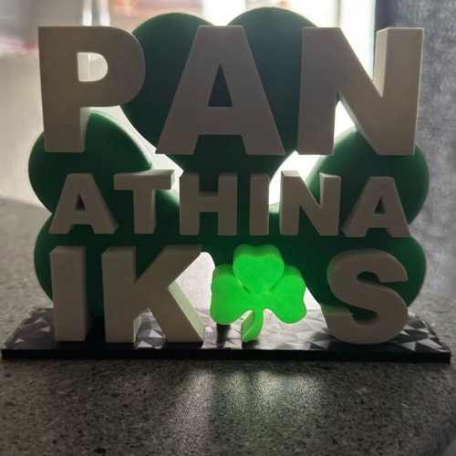 Panathinaikos statue like new with NFC and phosphorescent detail