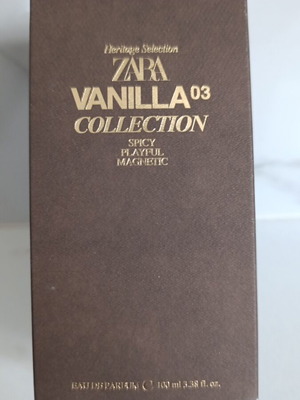 Zara Vanilla 03 Collection Eau de Parfum 100ml, unisex