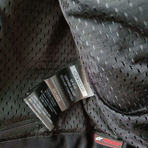 Alpinestars GP-R V2 leather jacket like new, Techair compatible, size 48
