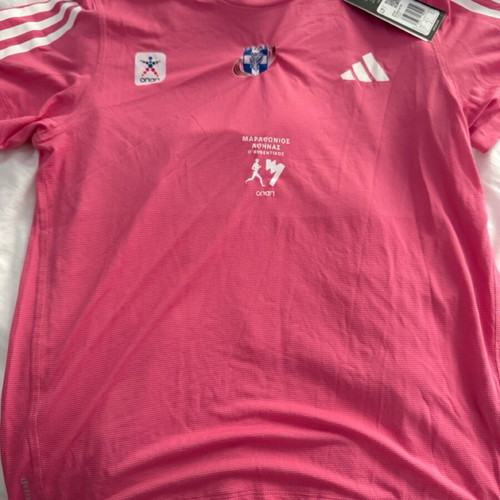 Adidas Authentic Athens Marathon 41th women's Medium new pink