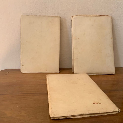 Old literature books used with Hemingway and collectible editions