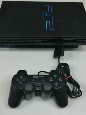 PlayStation 2 Fat 39004 μεταχειρισμένη για ανταλλακτικά ή επισκευή με OEM χειριστήριο