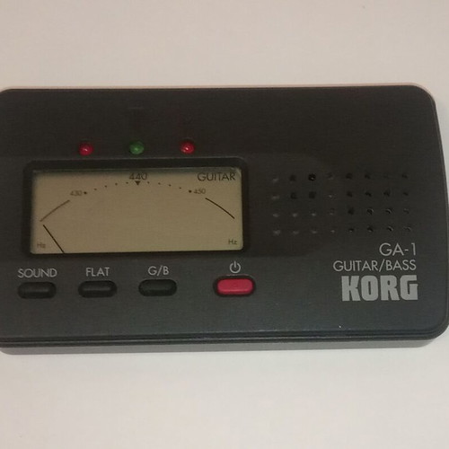 KORG GA-1 guitar/bass tuner used