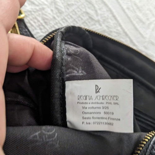 Regina Schrecker crossbody bag like new, blue