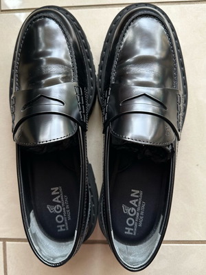 Hogan women's moccasins like new, black, size 39