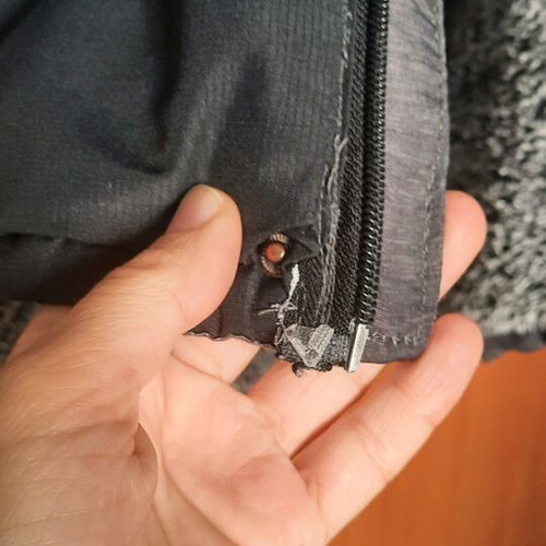 Boys' fur-lined jacket used, warm, sizes 2 to 4 years, gray