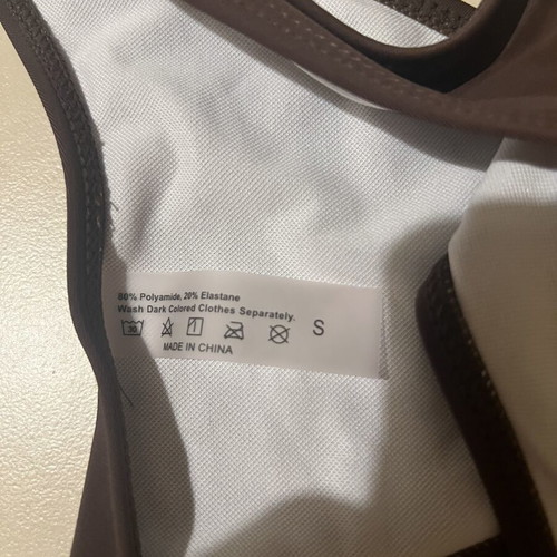 Abysse swimwear bottom new, brown, size S