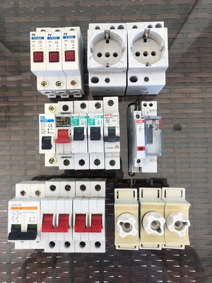 Electrical Panel Components Package with MCBs, Switches, Sockets