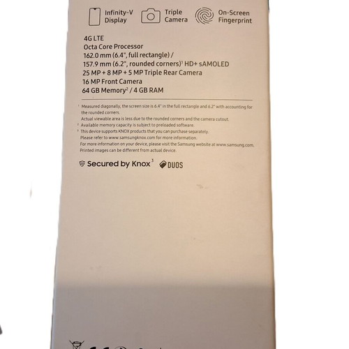 Samsung Galaxy A30s phone used with 2 cases included