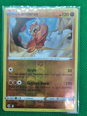 Κάρτα Landorus Holo Rare Reverse Holo Pokemon SS08 Fusion Strike καινούργιο
