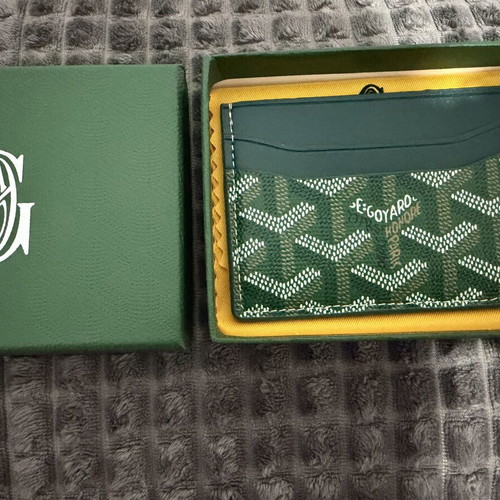 Goyard Paris Wallet new, green with all accessories