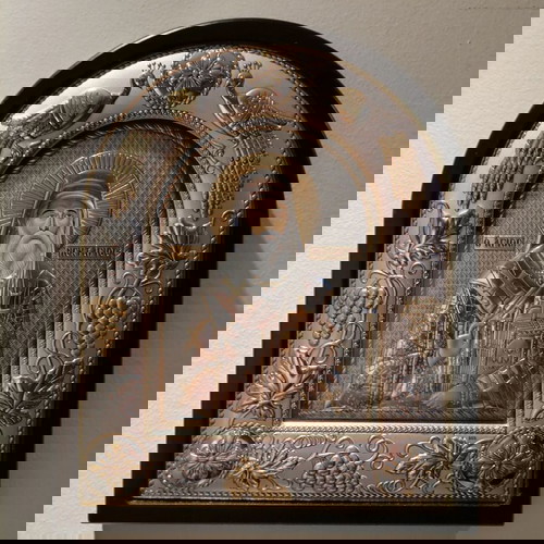 Ιερή Εικόνα Αγίου Νεκταρίου καινούργια από τις Καρυές Αγίου Όρους