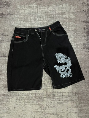 JNCO Jeans σορτσάκι σαν καινούργιο, μαύρο, μέγεθος L 40 12