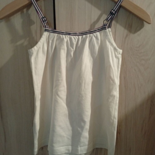 Tommy Hilfiger sleeveless girls' top, age 6, white