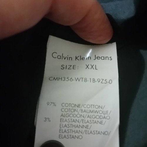 Calvin Klein men's dress shirt black, like new, size XXL