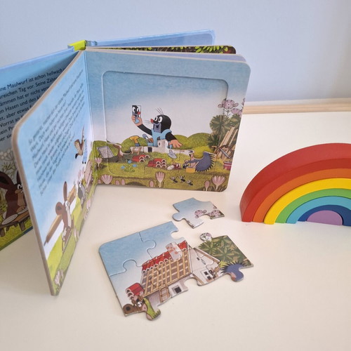 Der kleine Maulwurf Puzzlebuch children's book new, German