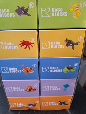 Sea animal blocks new, pack of 10 pieces
