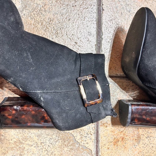 Primark ankle boots used with tortoise shell heel, size 38