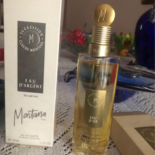 Montana eau d’argent and eau d’or perfume 50 ml, new