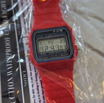 Digital watch red new