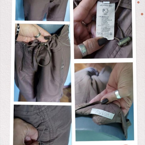 Liva by danwear sport bermuda shorts with waist and leg adjustment