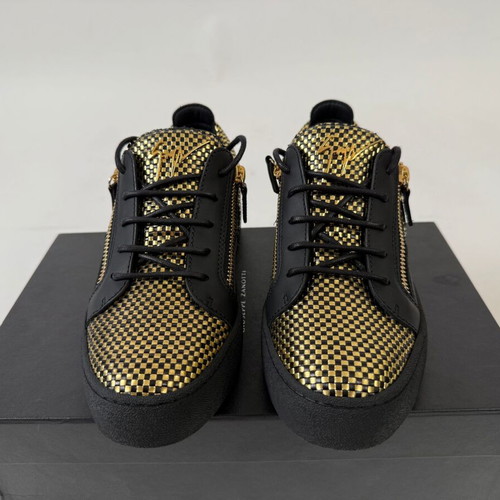 Giuseppe Zanotti May London men's shoes new, black and gold, size 39-40