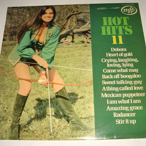 Hot Hits 11 vinyl record used 1972